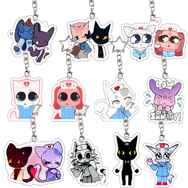 Party Games Animals - Porte-clés Hôpital Vétérinaire Agent Secret Pelucheux
