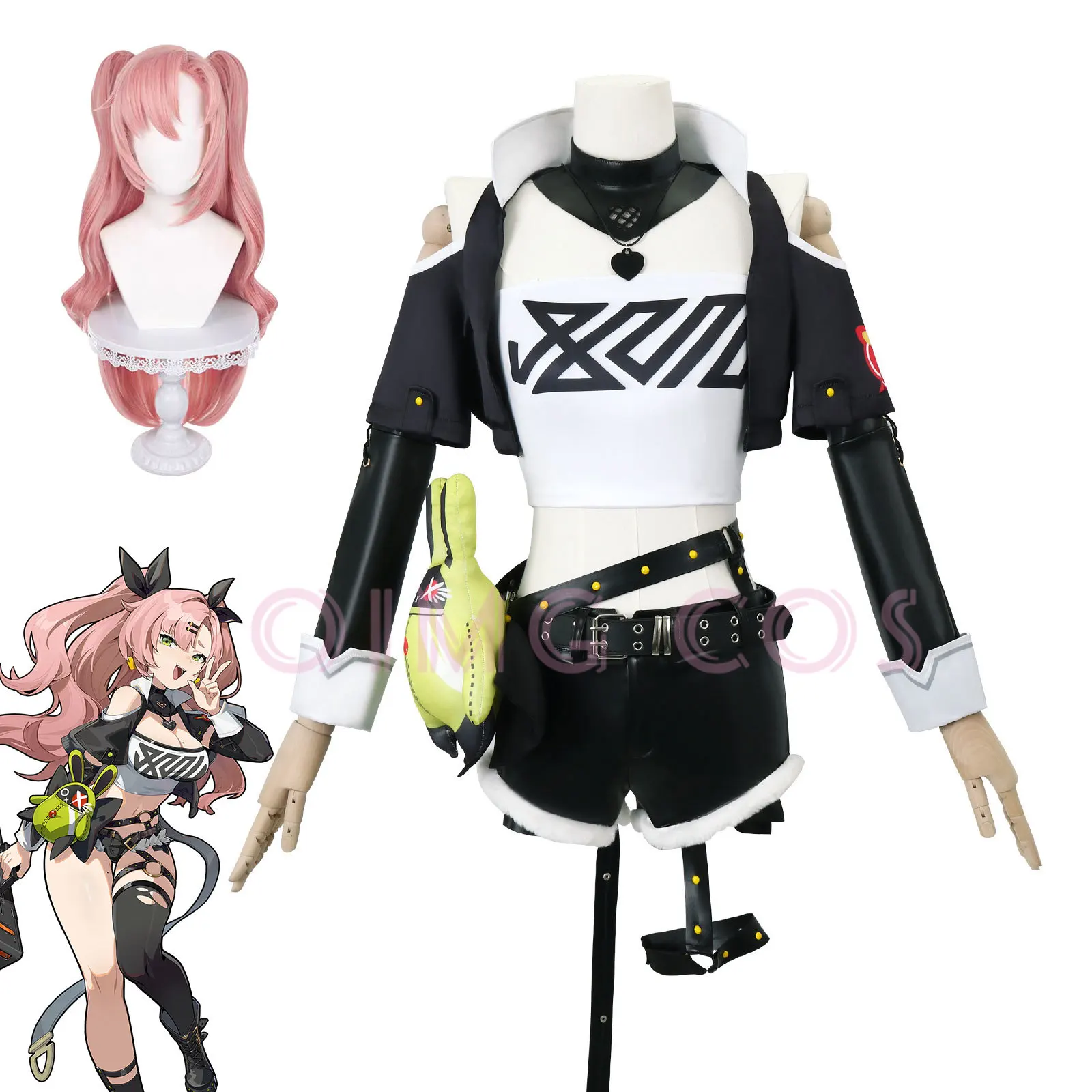 Party Games Kit - Costume de cosplay Nicole Demara Zenless