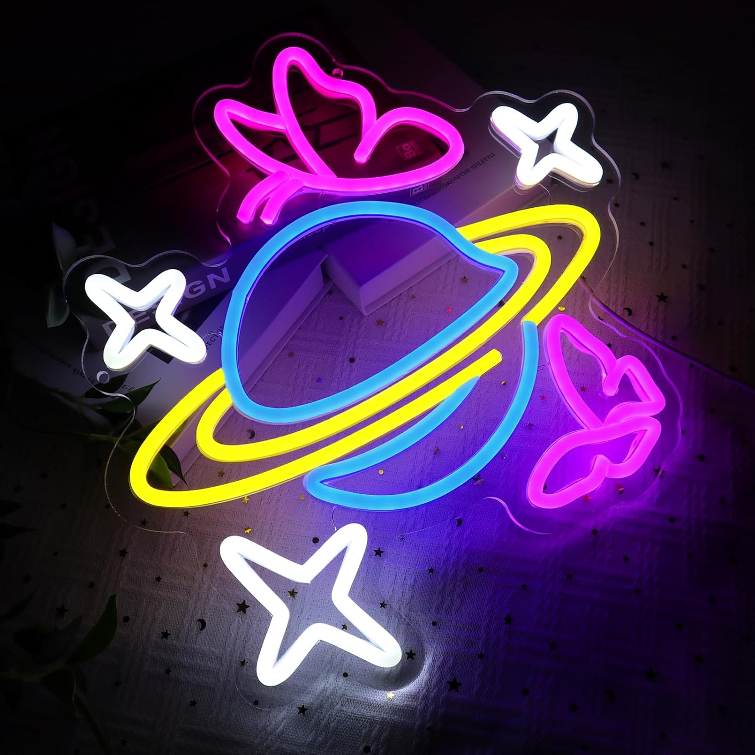 Enseigne néon LED USB à intens - Party Games Shop avis et prix